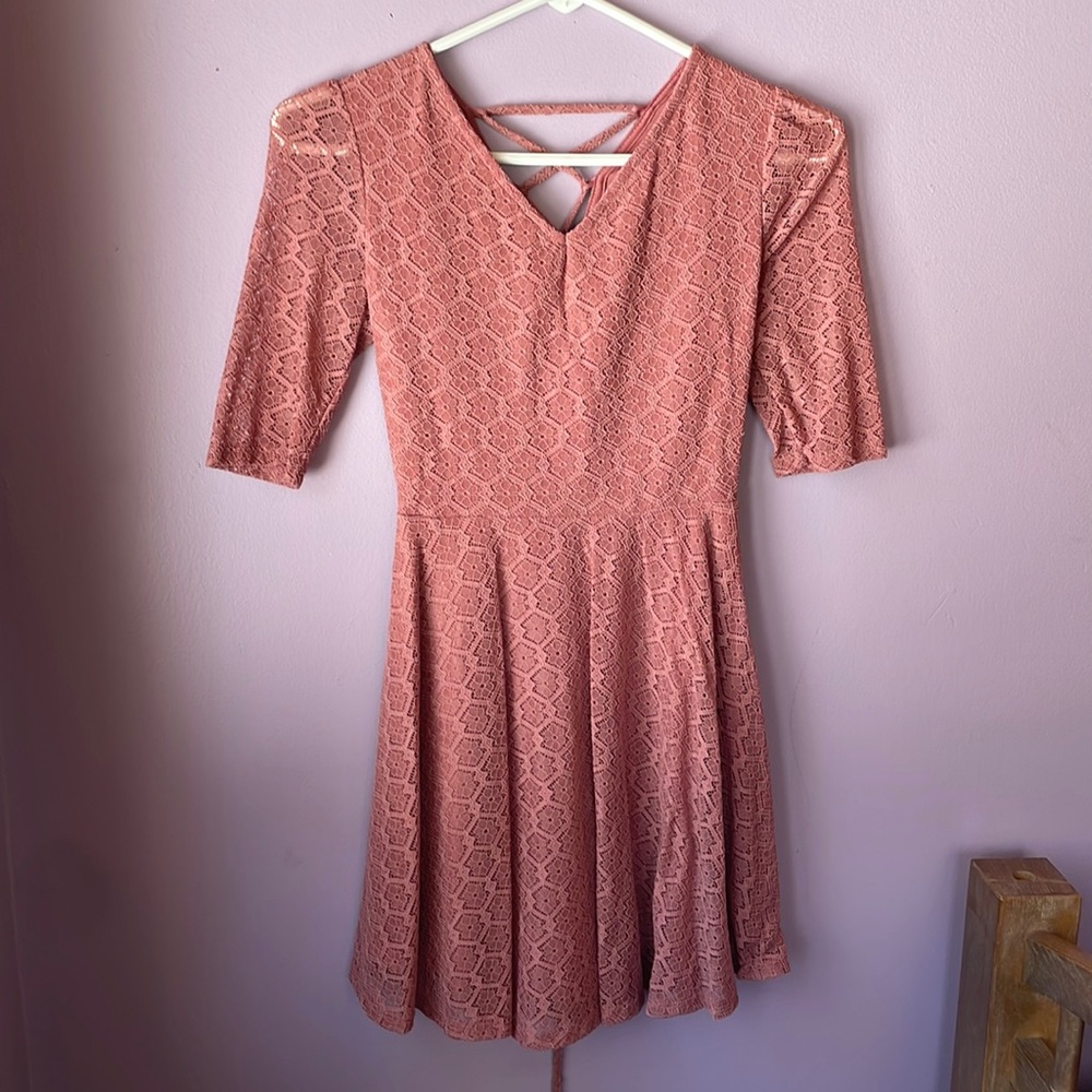 pink dress